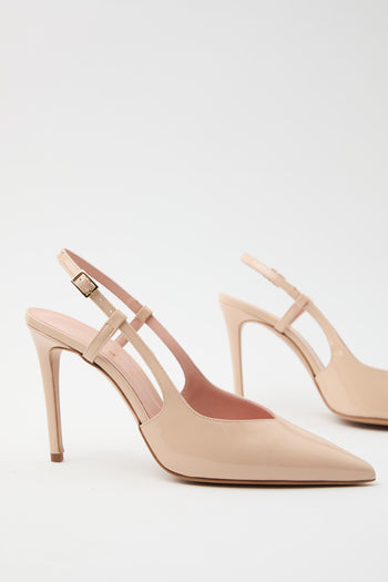 Slingback Nude Donna - 8