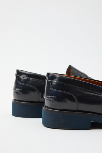 Mocassino Blu Uomo - 5