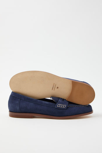 Mocassino Blu Donna - 5