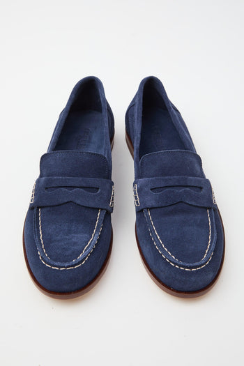 Mocassino Blu Donna - 7