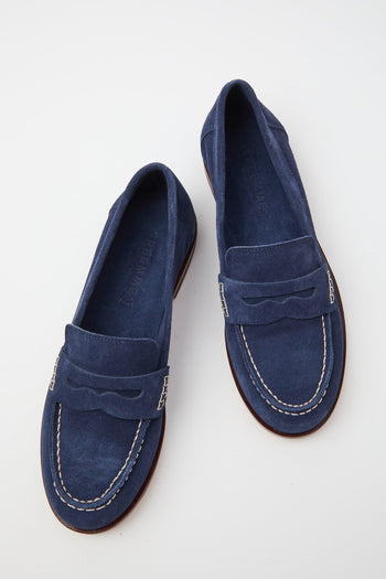 Mocassino Blu Donna - 8