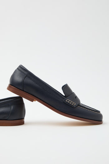 Mocassino Blu Donna - 4
