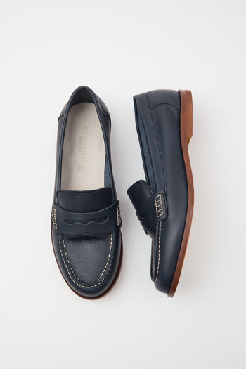 Mocassino Blu Donna - 5