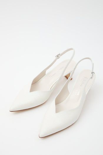 Slingback Bianco Donna - 2