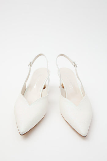 Slingback Bianco Donna - 3