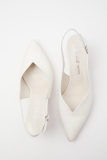 Slingback Bianco Donna - 7
