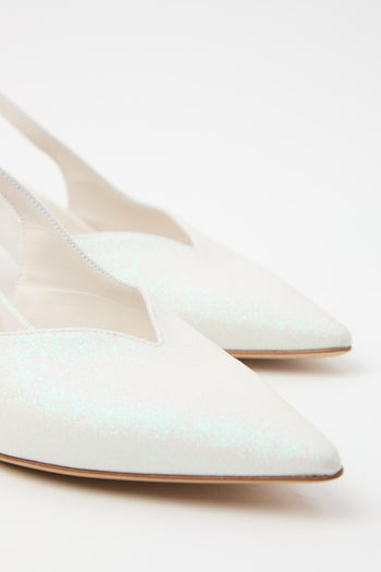 Slingback Bianco Donna - 4