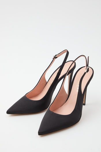 Slingback Nero Donna - 3