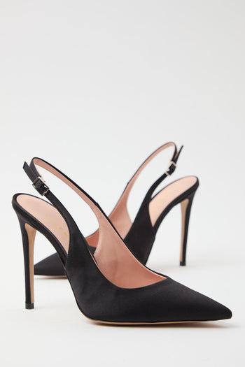 Slingback Nero Donna - 6