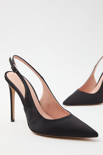 Slingback Nero Donna - 7