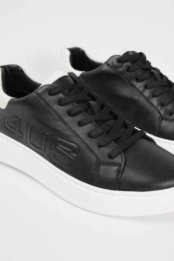 4us Sneaker Nero+bianco Uomo - 4