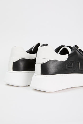 4us Sneaker Nero+bianco Uomo - 5