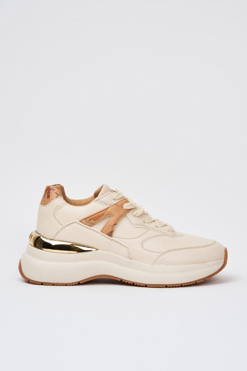 Sneaker Avorio/geo Beige Donna