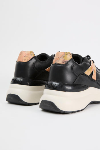 Sneaker Nero/geo Beige Donna - 5