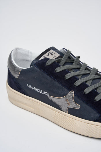 Sneaker Blu Uomo - 4