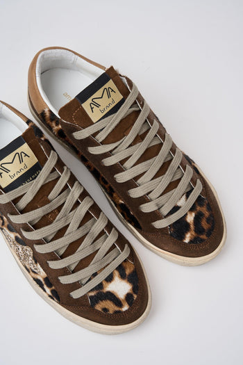 Sneaker Marrone/leo Donna - 3