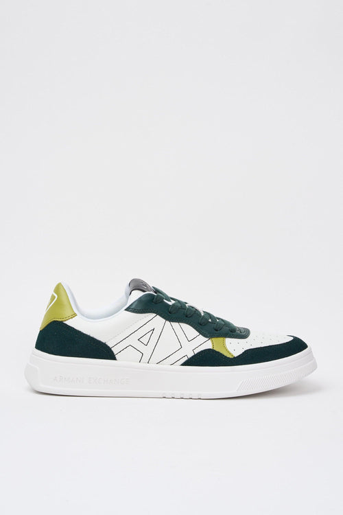 Sneaker Bianco/verde Uomo