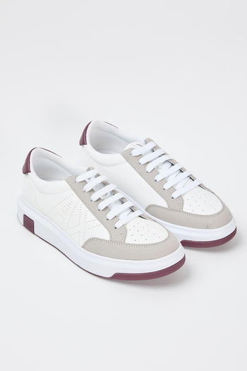 Sneaker Op.white+bord Uomo - 3