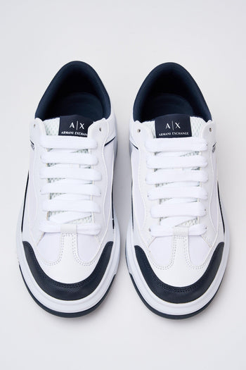 Sneaker Op.white+navy Uomo - 3