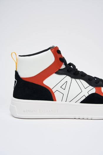 Sneaker Black+orange Uomo - 4