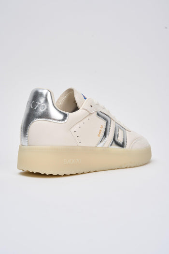 Back 70 Sneaker Metallic Silver Donna - 5