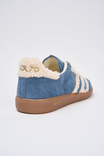 Back 70 Sneaker Blue Real Donna - 5