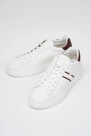 Sneaker Bianco+bordeaux Uomo - 6