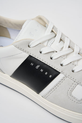 Sneaker Bianco+nero Uomo - 4