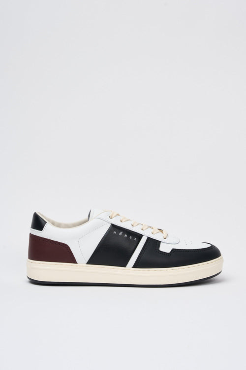 Sneaker Bianco+bordeaux Uomo