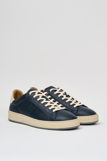 Sneaker Blu+beige Uomo - 2