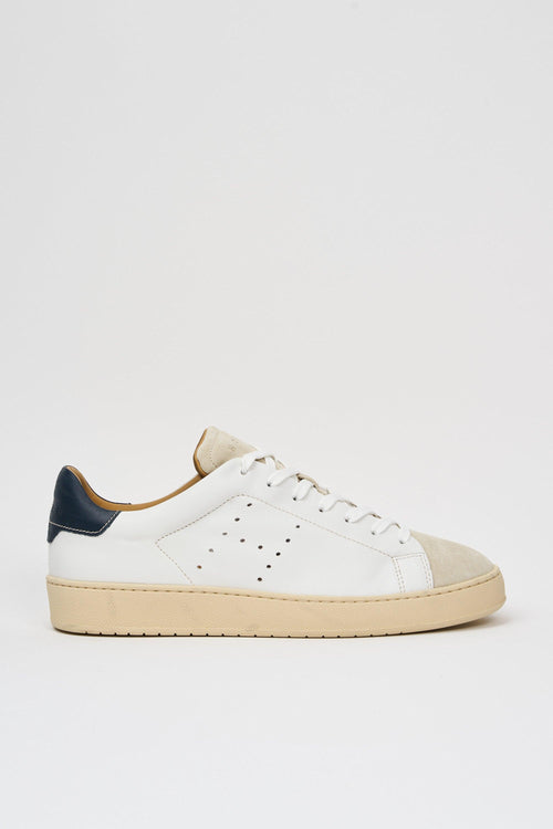 Sneaker Bianco+blu Uomo