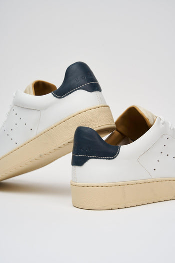 Sneaker Bianco+blu Uomo - 5