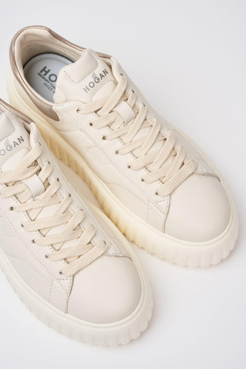 Sneaker Panna+oro Donna - 3