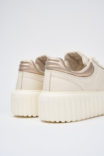 Sneaker Panna+oro Donna - 5