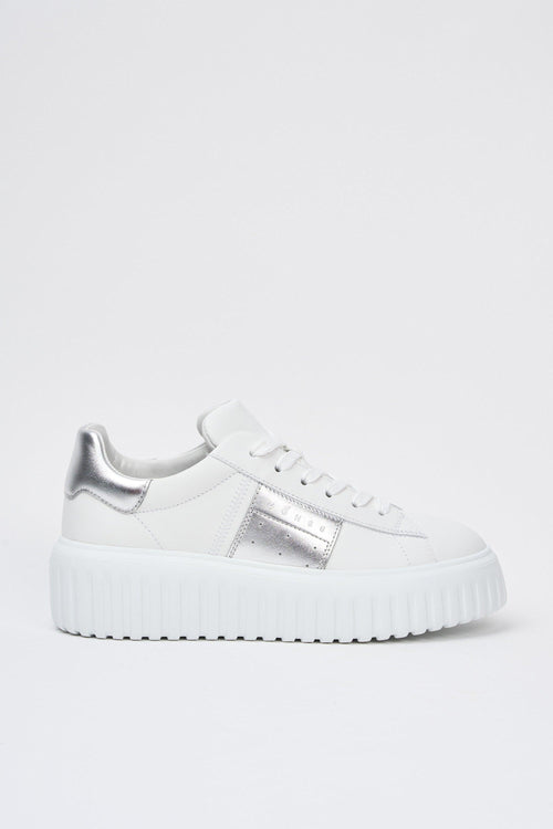 Sneaker Bianco+argento Donna