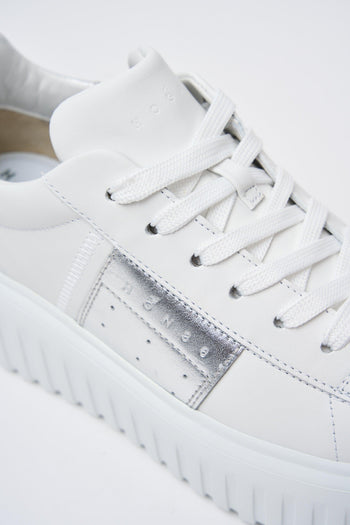 Sneaker Bianco+argento Donna - 4