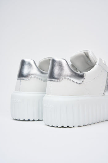 Sneaker Bianco+argento Donna - 5