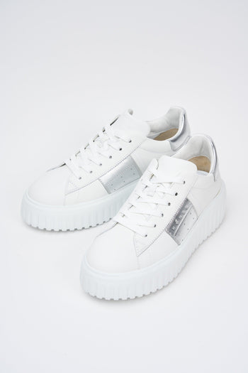 Sneaker Bianco+argento Donna - 6