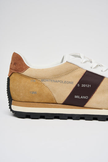 Sneaker Beige+mattone Donna - 4