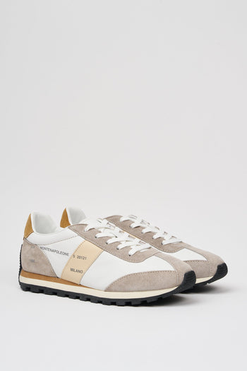 Sneaker Bianco+visone Donna - 2