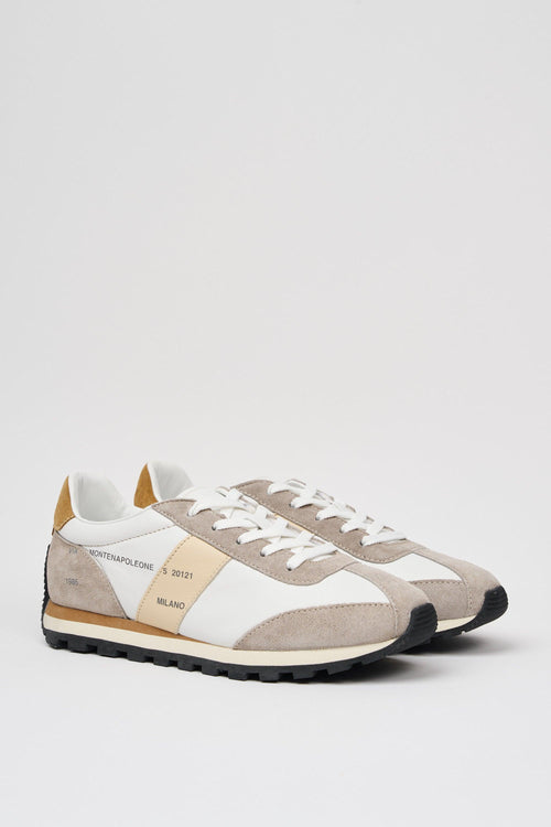 Sneaker Bianco+visone Donna - 2