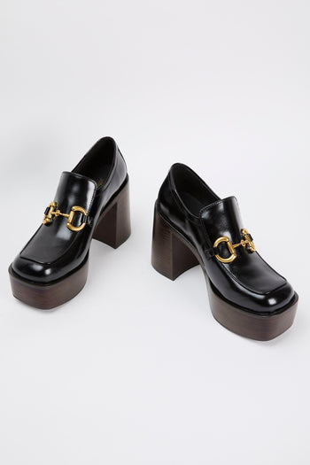 Mocassino Black Shiny Gold Donna - 6