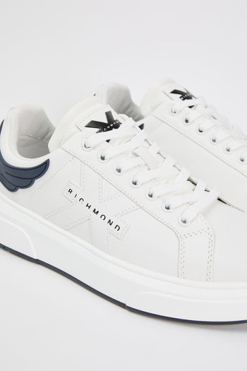 Sneaker White/navy Uomo - 4