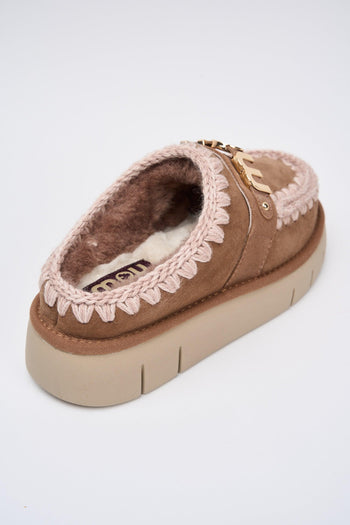 Sabot Pink/brown Donna - 5