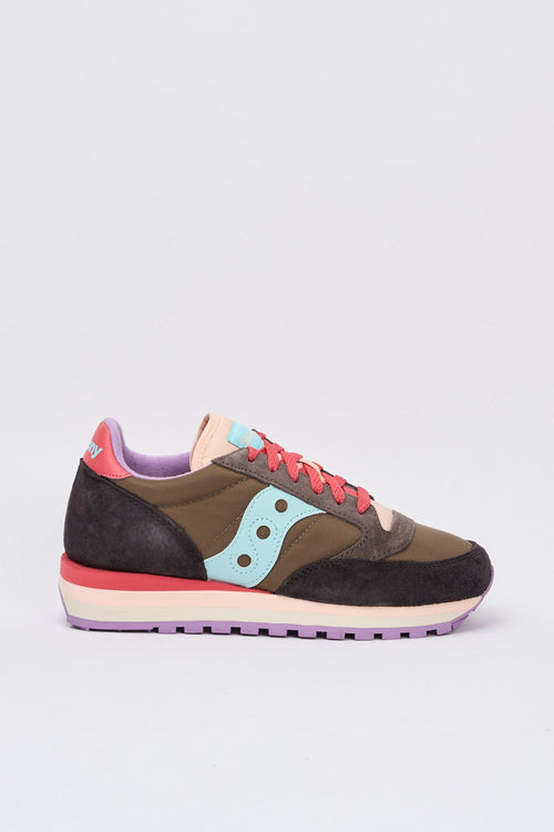 Sneaker Brown/aqua Donna