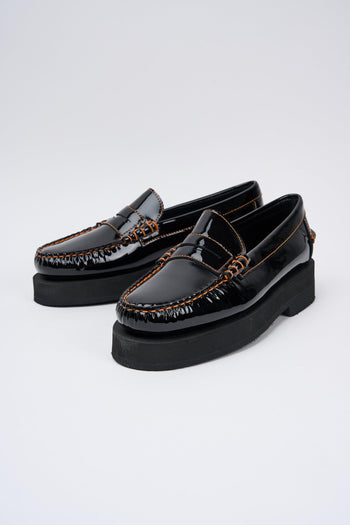 Mocassino Black/orange Donna - 6