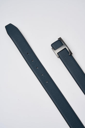 Cintura Blu Navy+nero Uomo - 2