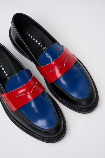 Mocassino Nero/blu/rosso Donna - 3