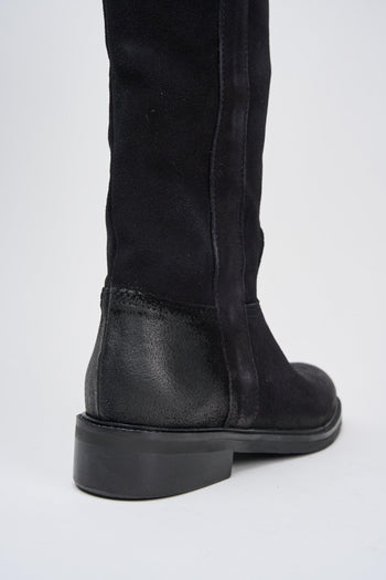 Stivale Nero + Ricamo Donna - 5