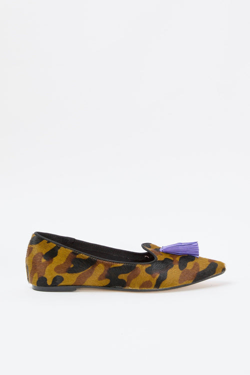 Mocassino Militare+viola Donna